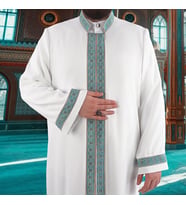 Feyruz İmam Cübbesi Beyaz