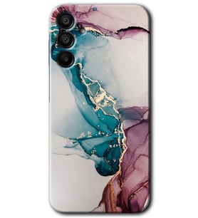 Galaxy A15 Kılıf HD Desen Baskılı Kılıf - Liquid Mermer