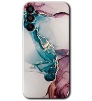 Galaxy A15 Kılıf HD Desen Baskılı Kılıf - Liquid Mermer