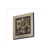 Halı Tüccarı (Osman Hamdi Bey, 1888) Baskılı MDF Magnet 7X7