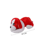 Sevimli Yatan Köpek Peluş Uyku Arkadaşı Büyük Boy 45 cm (Çok Renkli)