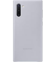 Galaxy Note 10 ile Uyumlu Deri Kılıf Gri EF-VN970LJEGWW