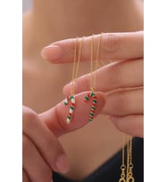 925 Ayar Gümüş Noel Charm Kolye