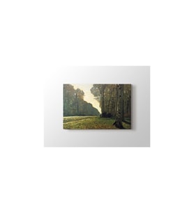 Claude Monet - Le Pave De Chailly Premium Kanvas Tablo
