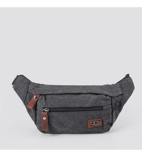 Ççs 31516 Sport Kanvas Bel Çantası Siyah