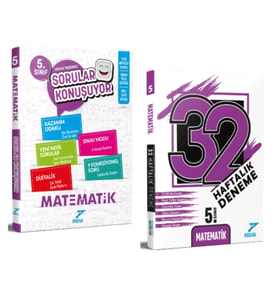 PRUVA AKADEMİ YAYINLARI 5.SINIF+MATEMATİK SORULAR KONUŞUYOR+32 HAFTA MATEMATİK DENEME