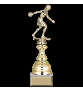 ODAK KUPA - Figürlü Kupalar - Bowling Kadın Figürlü Kupalar FG-024 A - 31 cm