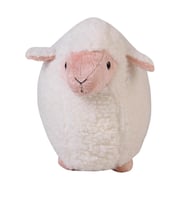 Kuzu Beyaz&Pembe Peluş 45 cm