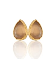 Kadir Jewellery 22 Ayar Altın Kaplama Kadın Minimal Küpe -El İşçiliği Ve Hipoalerjenik Küpe