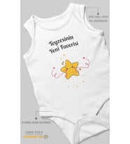 Teyzesinin Yeni Favorisi Sıfır Kollu Bebek Zıbını %100 Pamuk