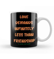 Friendship Quotes DAY ideas LOVE gift George Jean Nathan Kupa Bardak Porselen