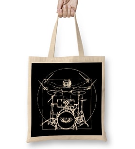 Vitruvian Man Drum Kit Bez Çanta Uzun Saplı