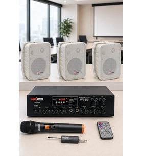Lastvoice Large Plus Paket-2 Hoparlör ve Anfi Anons Ses Sistemi Seti