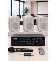 Lastvoice Large Plus Paket-2 Hoparlör ve Anfi Anons Ses Sistemi Seti