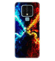 Tecno Camon 16 18P Pova Pova 3 Pova Neo Kılıf Desemli Silikon Red Blue Leon 1714