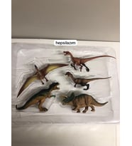 Century Of The Dragon Dinazor Dünyası Trex 5 Parça Oyuncak Seti (Kahverengi-A.Kahve)