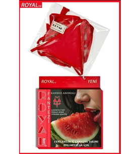 Arias Closet Fantezi Tüketilebilen Yenilebilir Karpuz Aromalı İç Çamaşırı Takımı