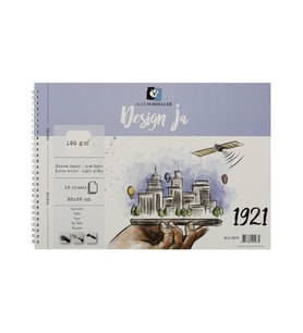 Alex Schoeller Design Ja 180 gr. İnce Dokulu Resim Defteri 25x35 cm. 15 Sayfa 