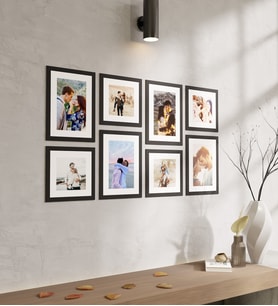 Kişiye Özel Parçalı 8 Fotoğraflı Ahşap Tablo
