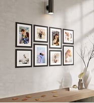 Kişiye Özel Parçalı 8 Fotoğraflı Ahşap Tablo