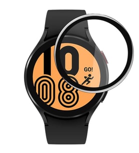 Samsung Galaxy Watch 4 40mm Full Ekran Nano Saat Koruyucu (Siyah)