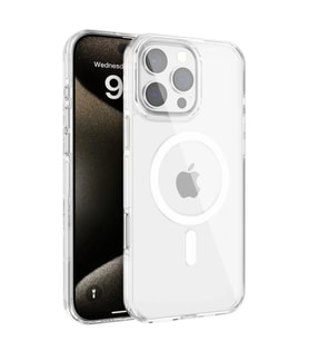 iPhone 16 Pro Max Gleam PC Sert Magsafe Kılıf - Şeffaf