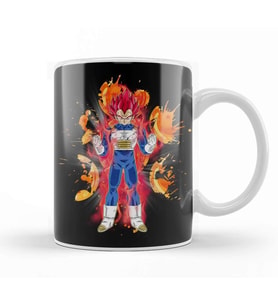Vegeta Super Saiyan God Kupa Bardak Porselen