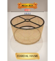 Hardal Hasır Lambader Başlığı 35 CM Mega Boy