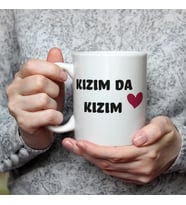 Kızım Da Kızım Baskılı Kadınlar Günü Beyaz Kupa