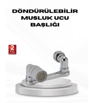 1080 Derece Musluk Aparatı - Tüm Lavabolara Uygun Esnek Başlık ve Su Akış Kontrolü (Kopya)