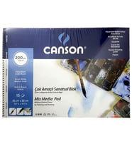 Canson Finface Çok Amaçlı Sanatsal Blok 200 gr. 35x50 cm. 15 Sayfa 