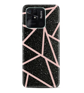 Xiaomi Redmi Note 7 8 9 Pro 10 2022 10 Pro 10S Kılıf Desenli Silikon Pembe Şeritli Mermer 1312