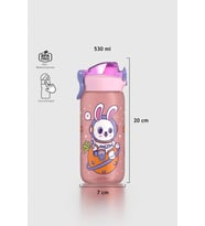 Renga Wave Desenli 530 ml Çocuk Matara 912169 Pembe