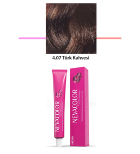Premium 4.07 Türk Kahvesi - Kalıcı Krem Saç Boyası 50 g Tüp