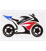 Moto Racing Puzzle 240 Parça Yapboz