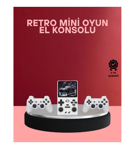 Taşınabilir El Oyun Konsolu – Kablosuz Gamepad ve HDMI TV Bağlantı Destekli