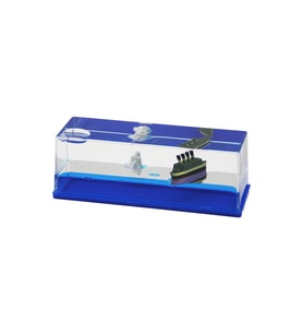 MAVİ SU GEMİ - ADA D.GEN MİKA YÜZEN BATMAYAN DEKORATİF BİBLO AKVARYUM5.2X15.2X5.3CM