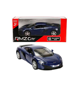 Rmz City 1:32 Avrupa Serisi Die Cast Çek Bırak Model Araba - Lacivert Mclaren 650S