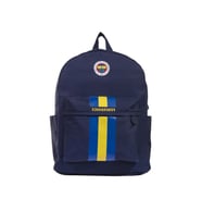 Fenerbahçe Orijinal Lisanslı Peluş Logolu Spor Sırt Çantası Fb Okul Çantası (Lacivert)