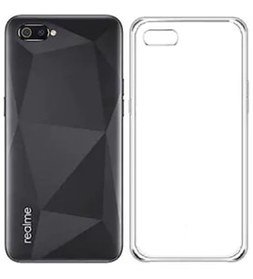 Realme C2 Kılıf Şeffaf Silikon Hibrit Case (Renksiz)