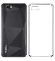 Realme C2 Kılıf Şeffaf Silikon Hibrit Case (Renksiz)