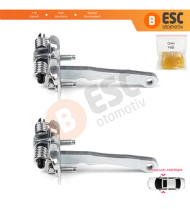 Peugeot 306 1993-2002 9181.73 İçin 2 EA Ön Sağ ve Sol Kapı Gergi Yayı