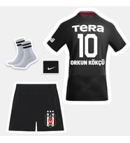 Orkun Kökçü-10 Bêşiktaş 26-27 Yeni Sezon Çocuk Futbol Forması - 4'lü Set
