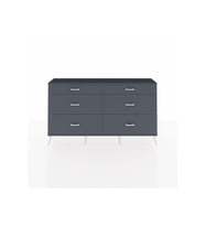 Arges Konsol 6 Çekmeceli  176x30x99 Antrasit-Antrasit
