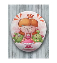 Oyun Zamanı Oval Bilek Destekli Mouse Pad