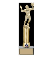 ODAK KUPA - Figürlü Kupalar - Voleybol Erkek Figürlü Kupalar FG-008 B - 32 cm
