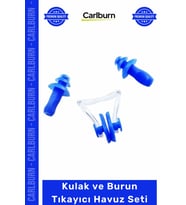 Silikon Su Geçirmez Profesyonel Yüzücü Antrenman Malzemesi Kulak Burun Tıkayıcı Havuz Seti