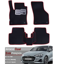 AUDİ A3 SEDAN (2020-2025) Uyumlu EVA Paspas Tam Set–Araca Özel,Su Geçirmez,Kolay Montaj
