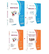 Egem Yayınları Açık Öğretim Sosyoloji 1 Ve 2 Sınıf 2 Ve 4 Dönem (Bahar) Konu Anlatımlı Soru Bankası Set (Çok Renkli)