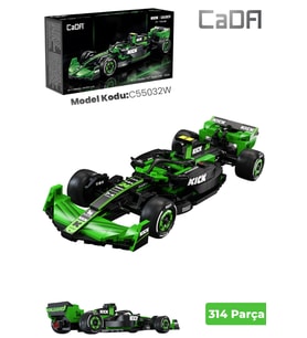 Cada Sauber F1 Formula Aracı 1/24 Scale -C55032W (314 Parça) Oyuncak Yapım Seti